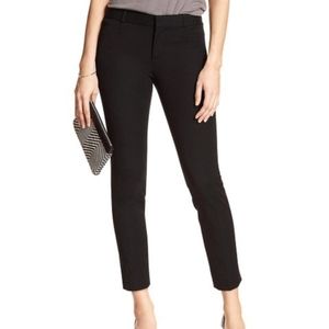 Banana Republic Black Sloan Cropped Pants Size 4. New With Tags!